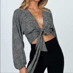 Princess Polly tie front top